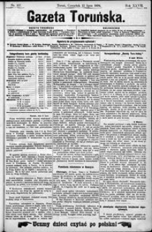Gazeta Toruńska 1894, R. 28 nr 157