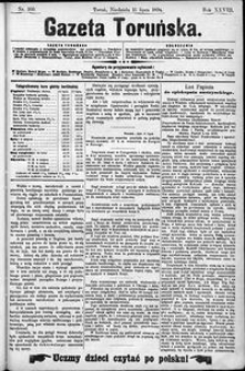 Gazeta Toruńska 1894, R. 28 nr 160