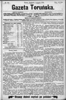 Gazeta Toruńska 1894, R. 28 nr 178
