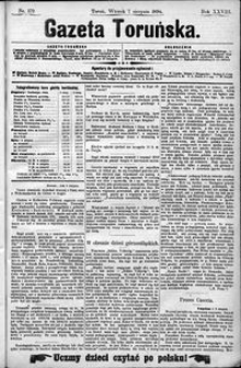 Gazeta Toruńska 1894, R. 28 nr 179