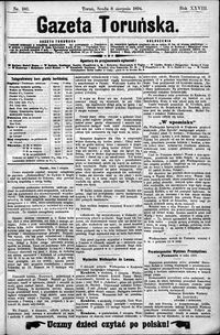 Gazeta Toruńska 1894, R. 28 nr 180