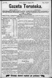 Gazeta Toruńska 1894, R. 28 nr 186