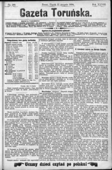 Gazeta Toruńska 1894, R. 28 nr 188