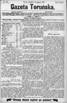 Gazeta Toruńska 1894, R. 28 nr 190