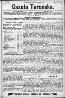 Gazeta Toruńska 1894, R. 28 nr 199