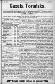 Gazeta Toruńska 1894, R. 28 nr 201