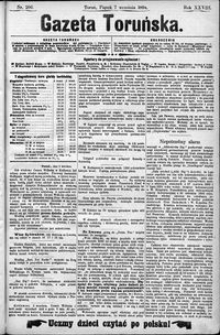 Gazeta Toruńska 1894, R. 28 nr 206