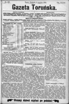 Gazeta Toruńska 1894, R. 28 nr 208