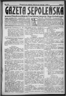 Gazeta Sępoleńska 1929, R. 3, nr 17