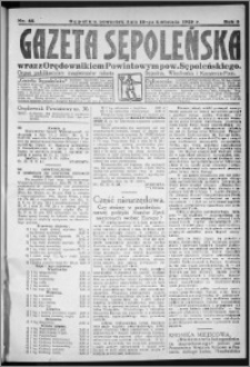 Gazeta Sępoleńska 1929, R. 3, nr 45