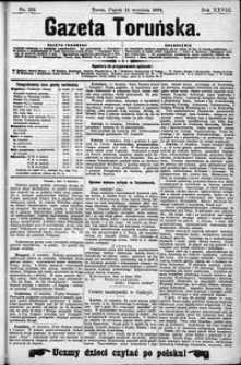 Gazeta Toruńska 1894, R. 28 nr 212