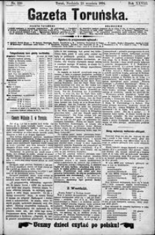 Gazeta Toruńska 1894, R. 28 nr 220
