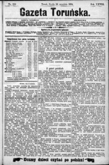 Gazeta Toruńska 1894, R. 28 nr 222