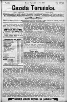 Gazeta Toruńska 1894, R. 28 nr 224