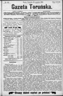 Gazeta Toruńska 1894, R. 28 nr 226