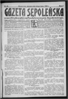 Gazeta Sępoleńska 1929, R. 3, nr 81