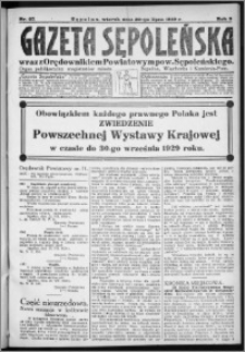 Gazeta Sępoleńska 1929, R. 3, nr 87