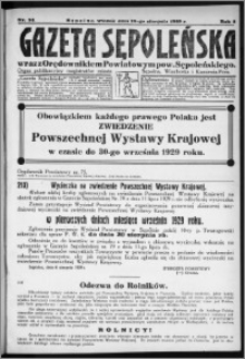 Gazeta Sępoleńska 1929, R. 3, nr 93