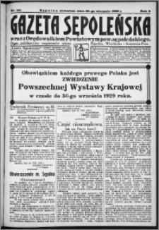 Gazeta Sępoleńska 1929, R. 3, nr 100