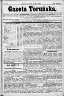 Gazeta Toruńska 1894, R. 28 nr 284
