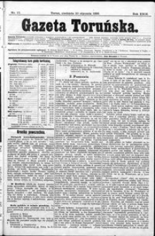 Gazeta Toruńska 1895, R. 29 nr 17