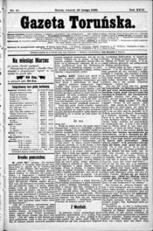 Gazeta Toruńska 1895, R. 29 nr 47
