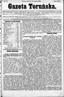 Gazeta Toruńska 1895, R. 29 nr 61