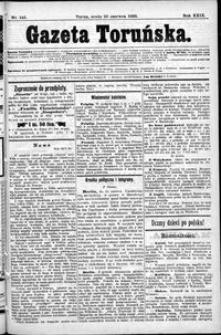 Gazeta Toruńska 1895, R. 29 nr 145