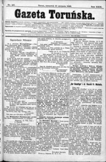 Gazeta Toruńska 1895, R. 29 nr 187