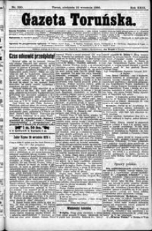 Gazeta Toruńska 1895, R. 29 nr 220 + dod.