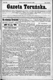 Gazeta Toruńska 1895, R. 29 nr 274