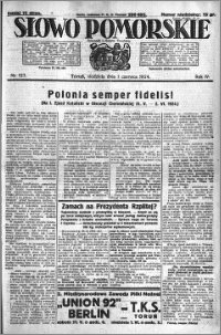 Słowo Pomorskie 1924.06.01 R.4 nr 127