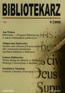 Bibliotekarz 2008, nr 9