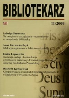 Bibliotekarz 2009, nr 11