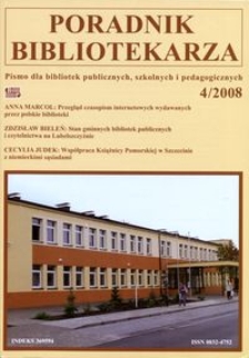 Poradnik Bibliotekarza 2008, nr 4