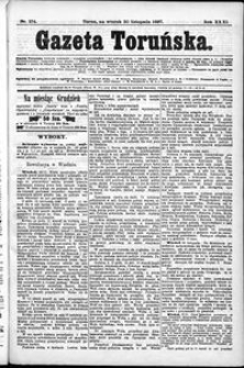 Gazeta Toruńska 1897, R. 31 nr 274