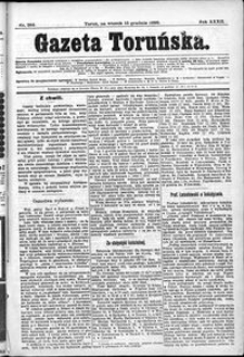 Gazeta Toruńska 1898, Grudzień