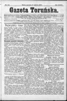 Gazeta Toruńska 1900, R. 34 nr 144
