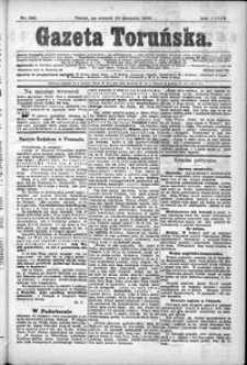 Gazeta Toruńska 1900, R. 34 nr 196