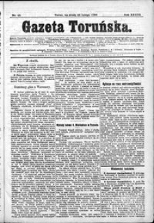 Gazeta Toruńska 1899, R. 33 nr 43