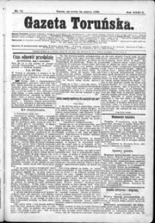 Gazeta Toruńska 1899, R. 33 nr 72