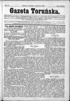 Gazeta Toruńska 1899, R. 33 nr 81