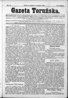 Gazeta Toruńska 1899, R. 33 nr 84