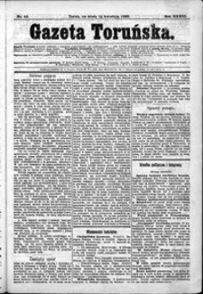 Gazeta Toruńska 1899, R. 33 nr 88