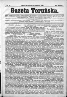 Gazeta Toruńska 1899, R. 33 nr 89