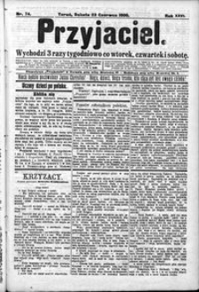 Przyjaciel : pismo dla ludu 1900 nr 74