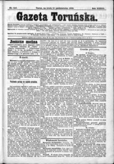 Gazeta Toruńska 1899, R. 33 nr 240