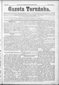Gazeta Toruńska 1899, R. 33 nr 272