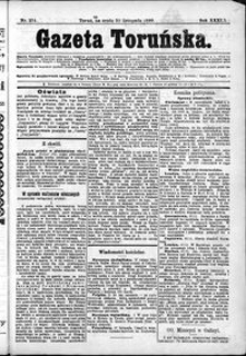 Gazeta Toruńska 1899, R. 33 nr 274