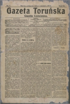 Gazeta Toruńska 1914, R. 50 nr 1